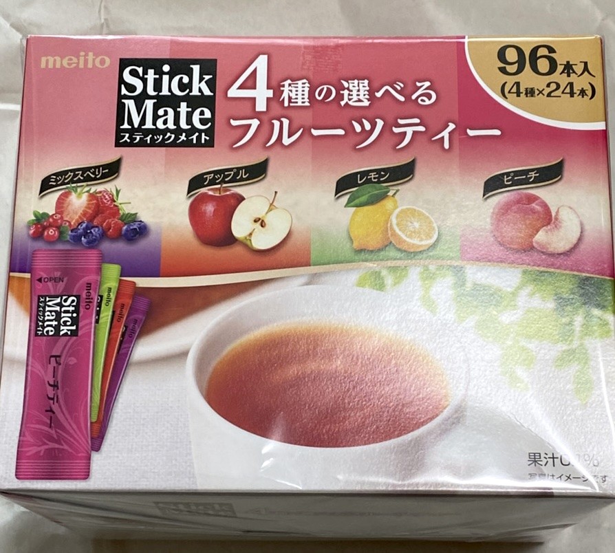 Meito Sangyo Stick Mate Fruit Tea Assortment 96P Instant (Stick) New from Japan