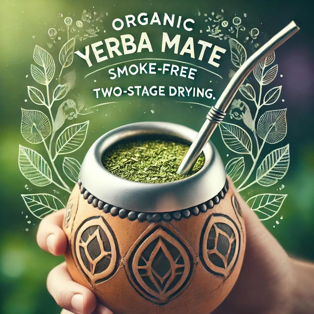 Organic Yerba Mate Tea, Unsmoked – 100 Count, Plant-Based Pyramid Tea Bags