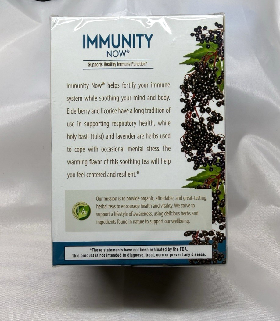 Lifestyle Awareness Herbal Tea Immunity Now 20 Tea Bags SEAL