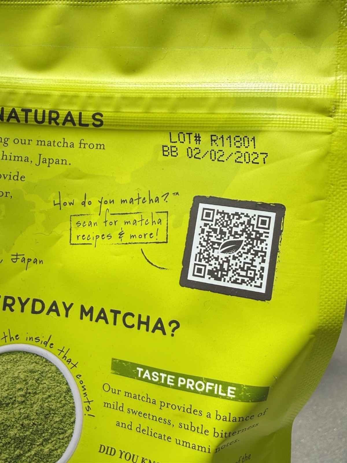 Sen Cha Naturals Everyday Matcha Green Tea Powder, 12 Ounce, Exp 02/02/27 Sealed