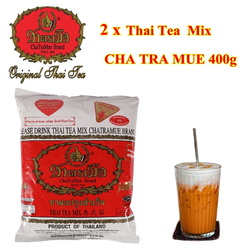Thai Tea Mix Refreshing CHA TRA MUE 400g Special Number One Original Since 1945