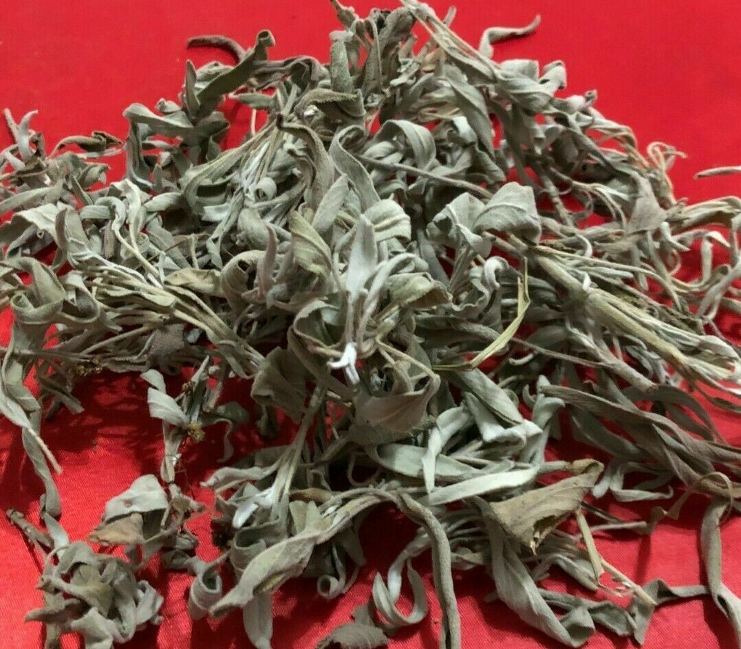 NATURAL ORGANIC SAGE DRIED LOOSE LEAF SALVIA OFFICINALIS ALBANIA HERBS BIO TEA