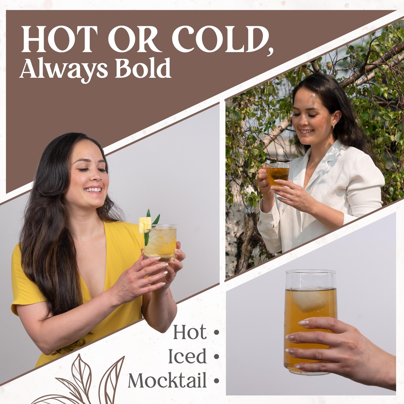 Tropical Pina Colada White Tea Blend by – 14- Satchel – Cocktail-Inspired – E…