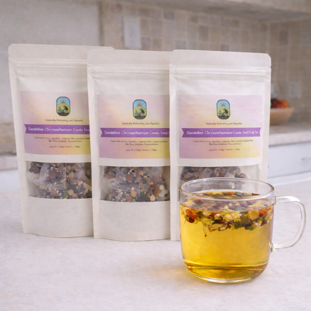 Summer Sale Dandelion Wolfberry Herbal Tea 24 Bags 120g Caffeine Free