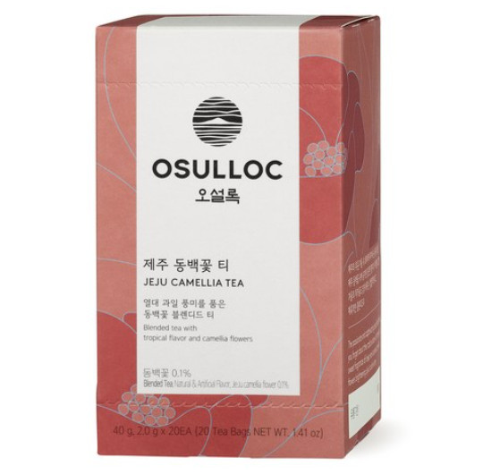 Osulloc Jeju Pure Green Tea Bags 2g 20 Bags 1 Pack
