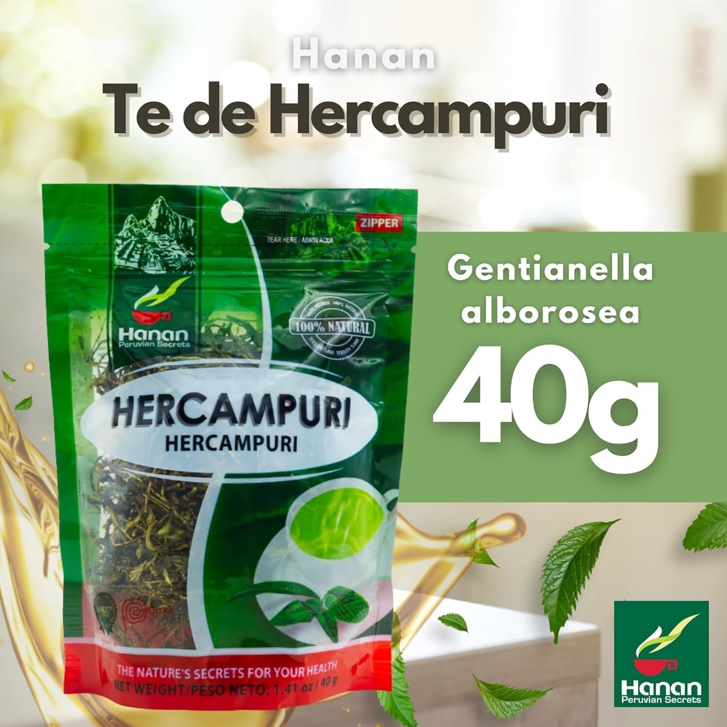 Hercampuri 40 Loose Leaf Herbal tea from Peru