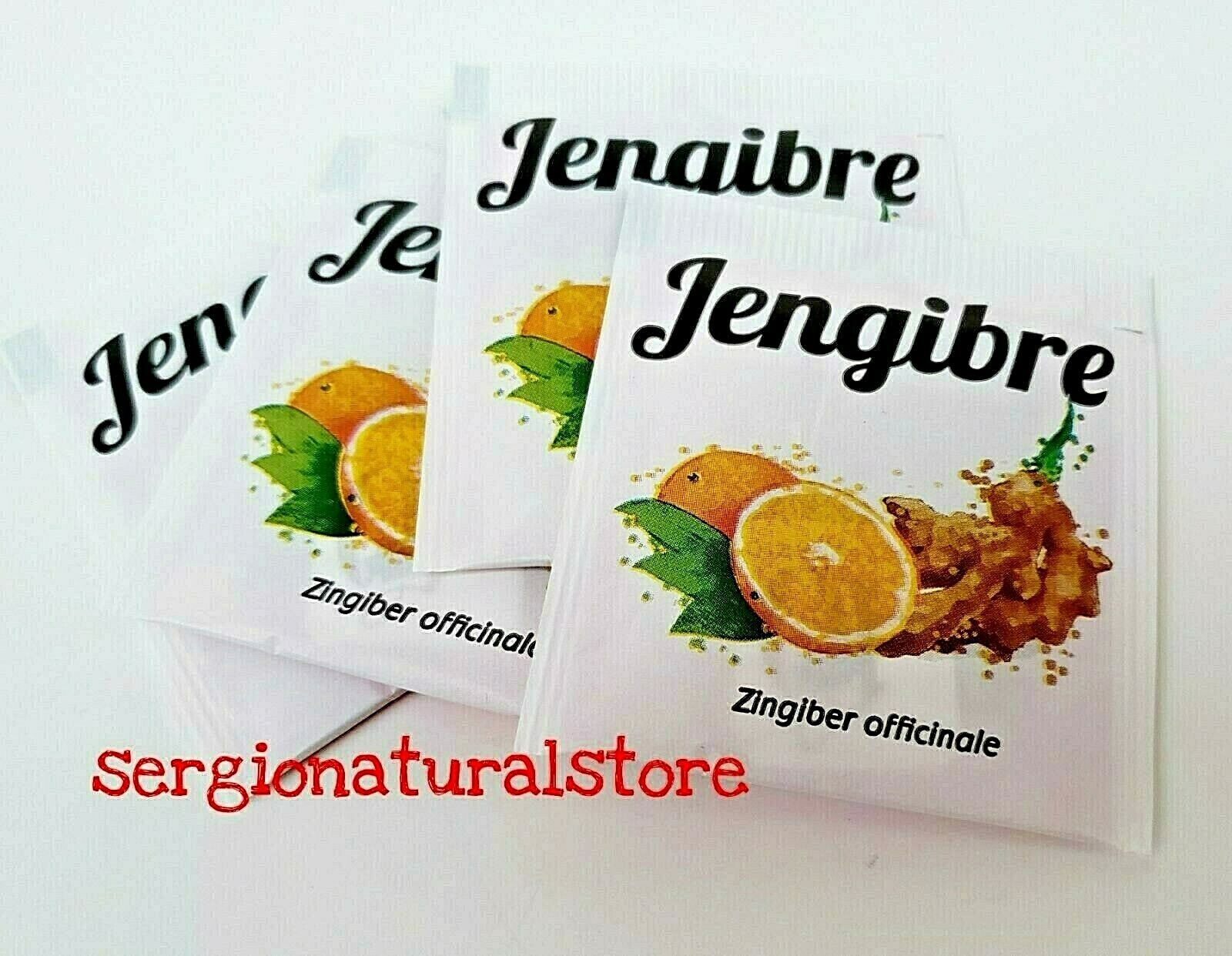 Ginger Tea / Te de Jengibre Therbal Brand 25 bags with Black Tea & Palo Brasil