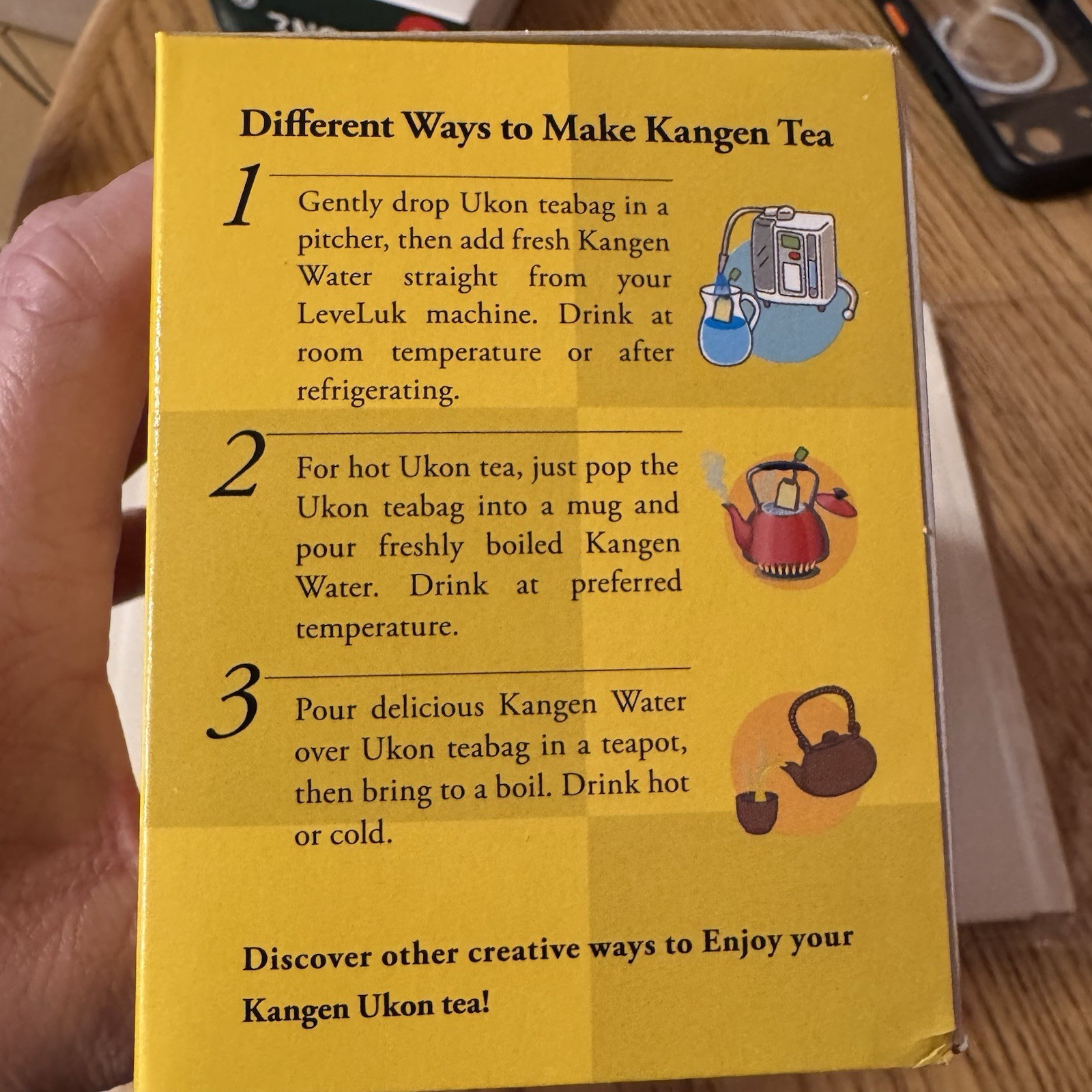 Enagic Kangen Ukon Tea – 60 Tea Bags – Okinawa Turmeric – New & Sealed