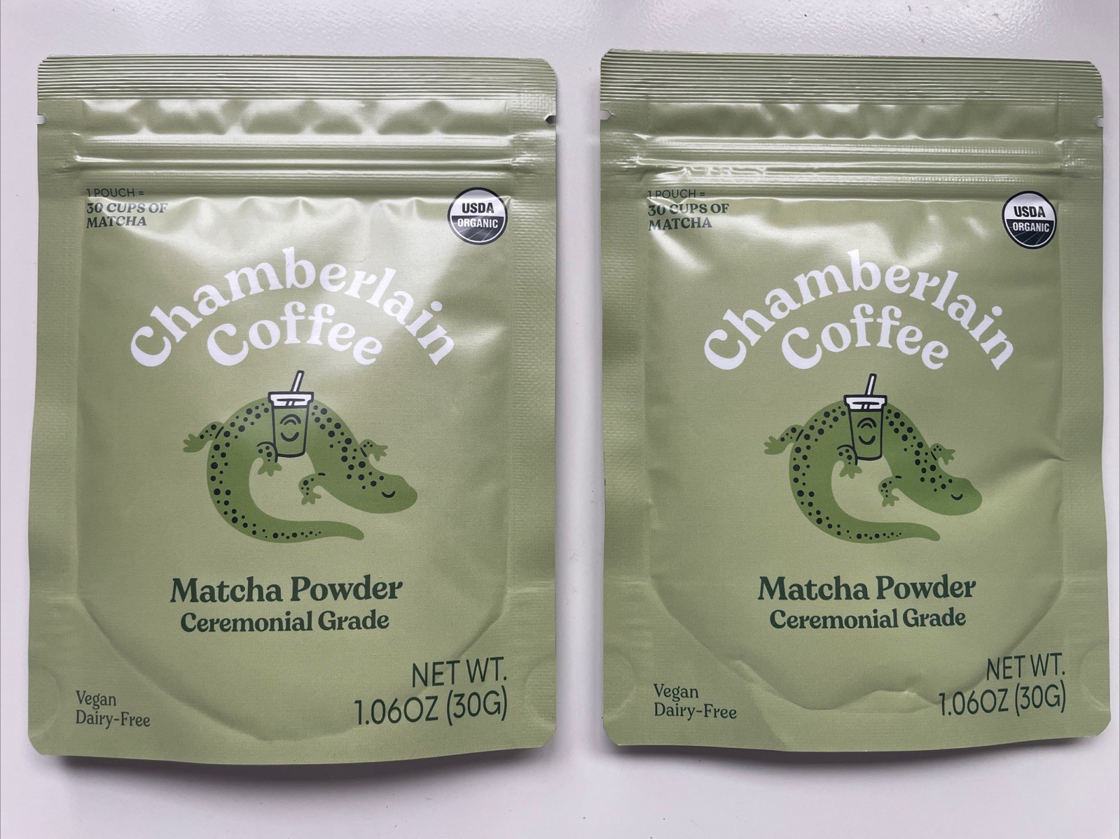 (2x) Chamberlain Coffee Ceremonial Matcha Green Tea Powder 1.06 oz