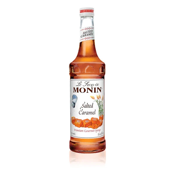 Monin Salted Caramel Syrup (750mL), H-Caramel, Salted