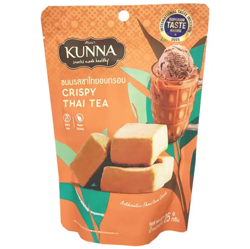 Kunna – Crispy Thai Snack 25G (Mango, Coconut, Thai Tea) and Melin & Maddie Coco