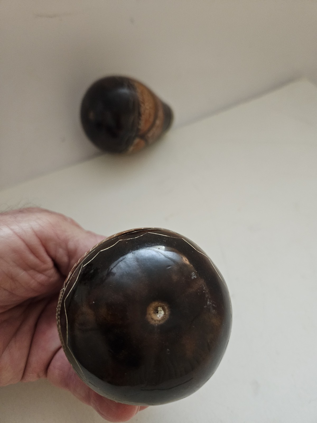 2 Yerba Mate Gourd Drinking Vessels
