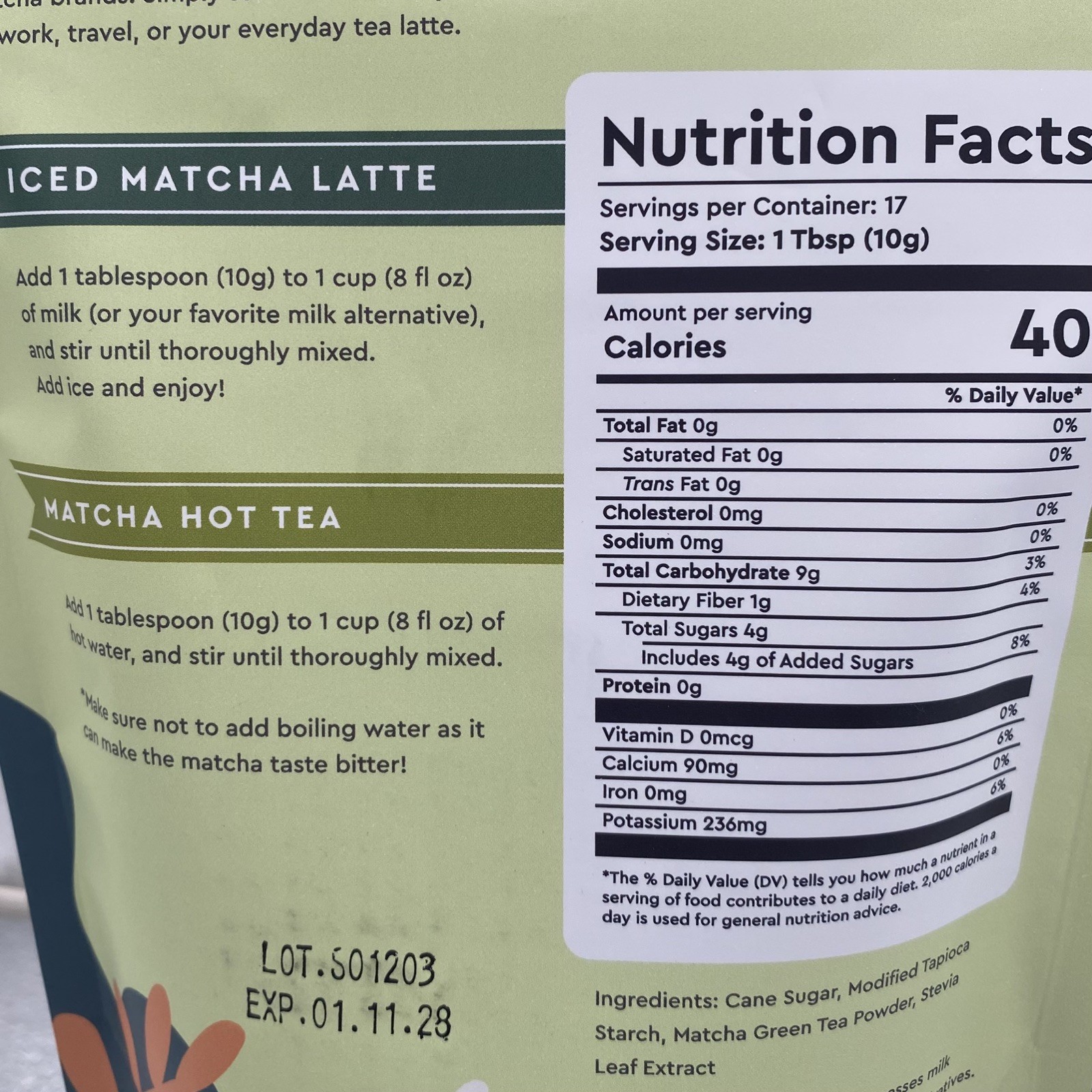 Matchalicious™ Japanese Sweetened Matcha Powder Vegan, Gluten Free 6 oz