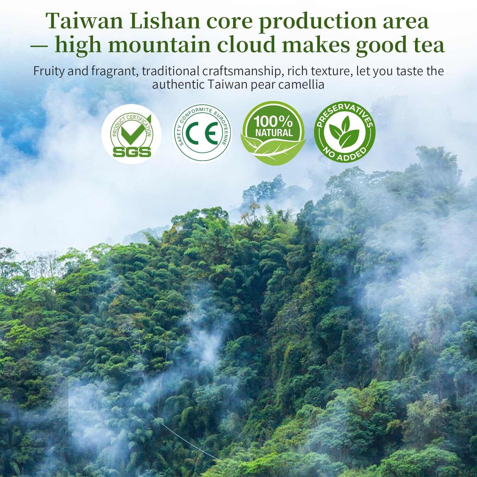 XIXICHA Lishan Oolong Tea Taiwan High Mountain Oolong Tea Loose Leaf Taiwan L…