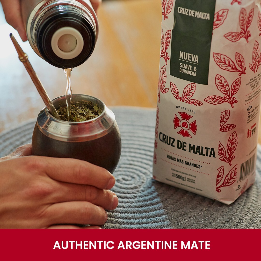 Cruz de Malta Yerba Mate – 2 x 1.1 Lb Bags (2.2 Lb Total) – Free USA Shipping