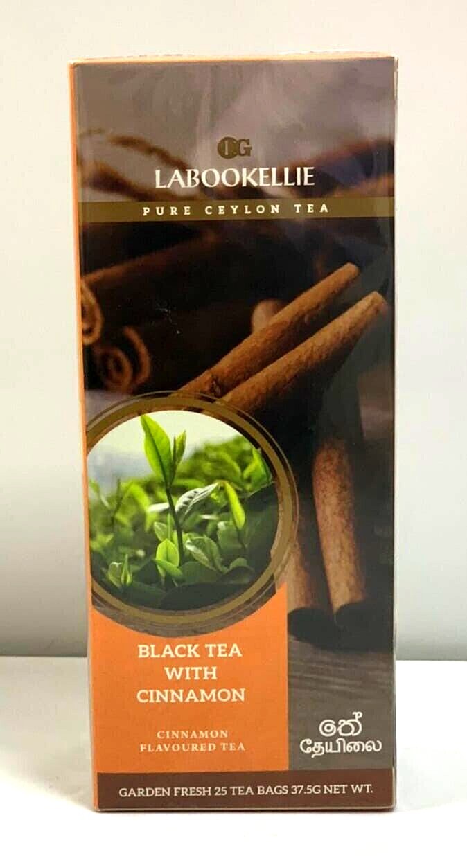 Ceylon Organic Black Tea Damro Labookellie 25 Bags 100% Natural Flavored Tea