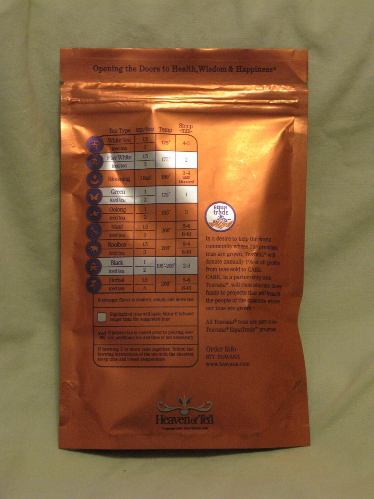 Teavana ‘Lemon Lime Kampai’ Rare Rooibos Tea 2oz New Sealed Bag