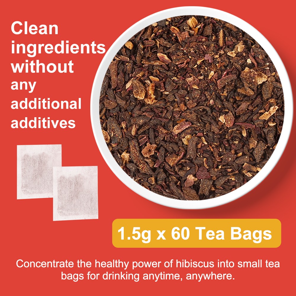 Hibiscus Tea Bags 90 G Improve Physical Fitness Moisturizing And Nourishing