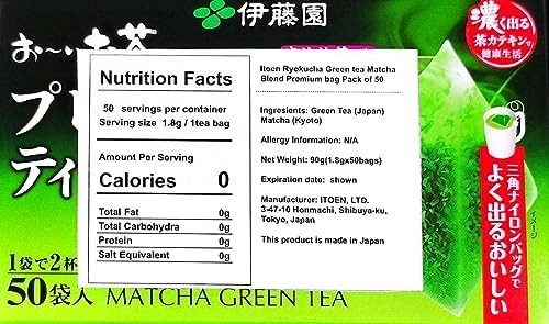 Ito-en Ocha Japanese Premium Tea Bags Green Tea Genmaicha Houjicha with Uji M…