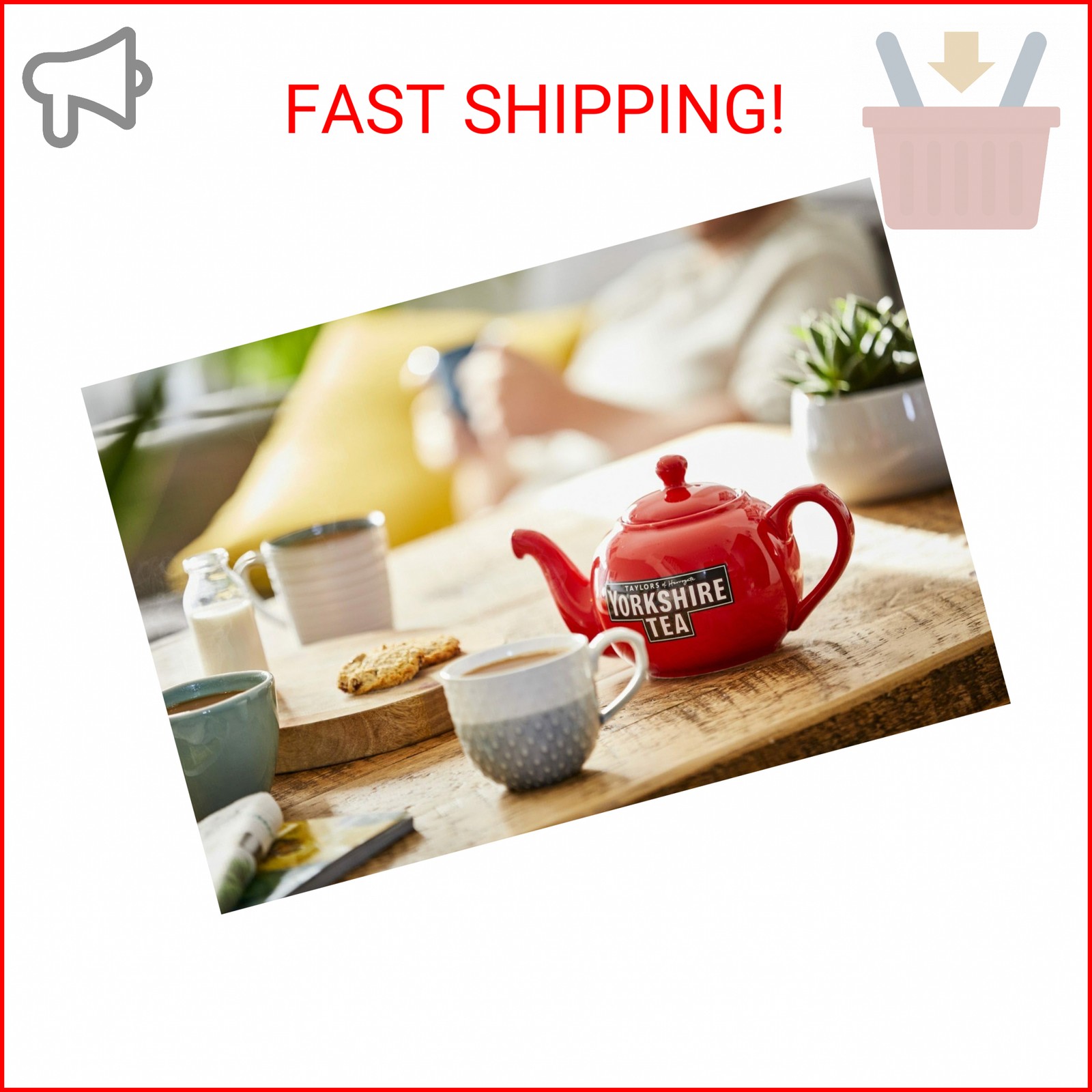 Yorkshire Tea, Red, Black Tea, Loose Leaf, Kilo Bag (35.27 Ounces), Refreshing,