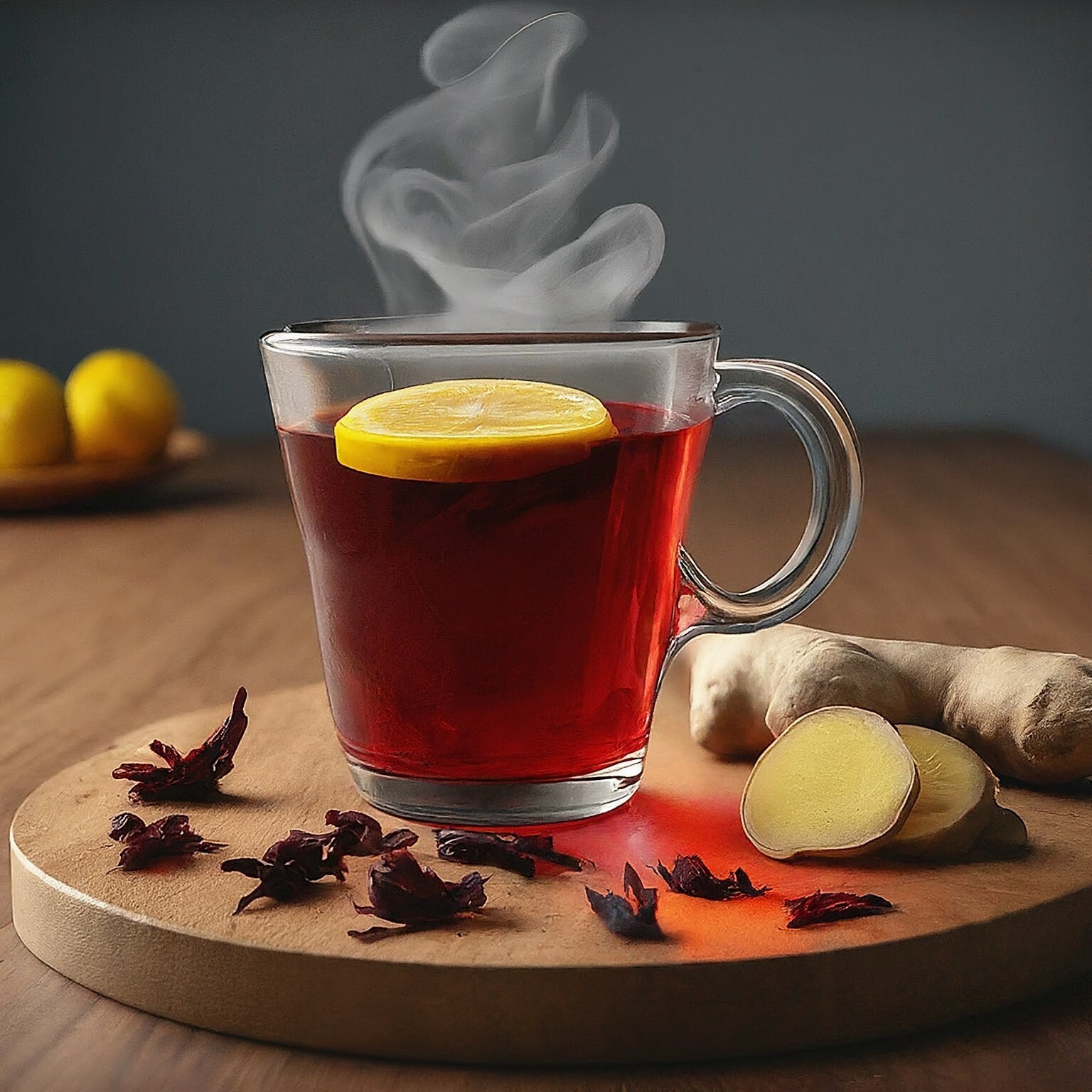 Hibiscus Ginger Tea -75 Bags, Premium Dried Hibiscus Flower Tea, Flor De Jamaica