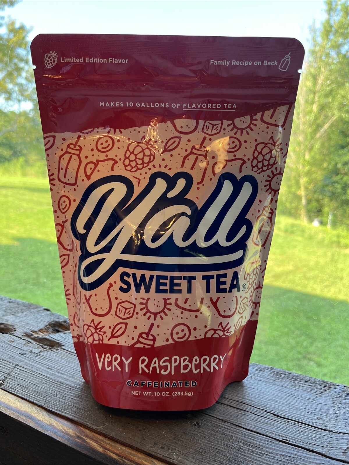 10 ct bag of Y’all Sweet Tea VERY RASPBERRY Limited Edition Flavor B101