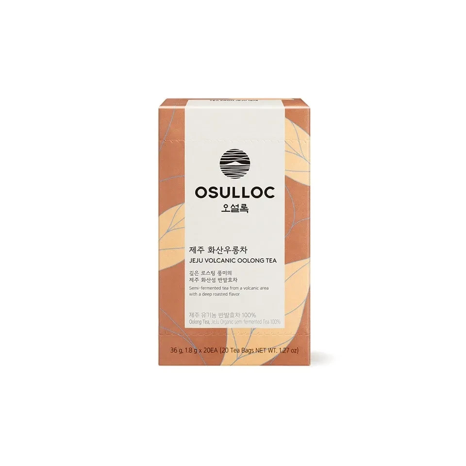 Osulloc Korea Premium Tea Collection 20T Green Black Oolong Herbal Tea Bags