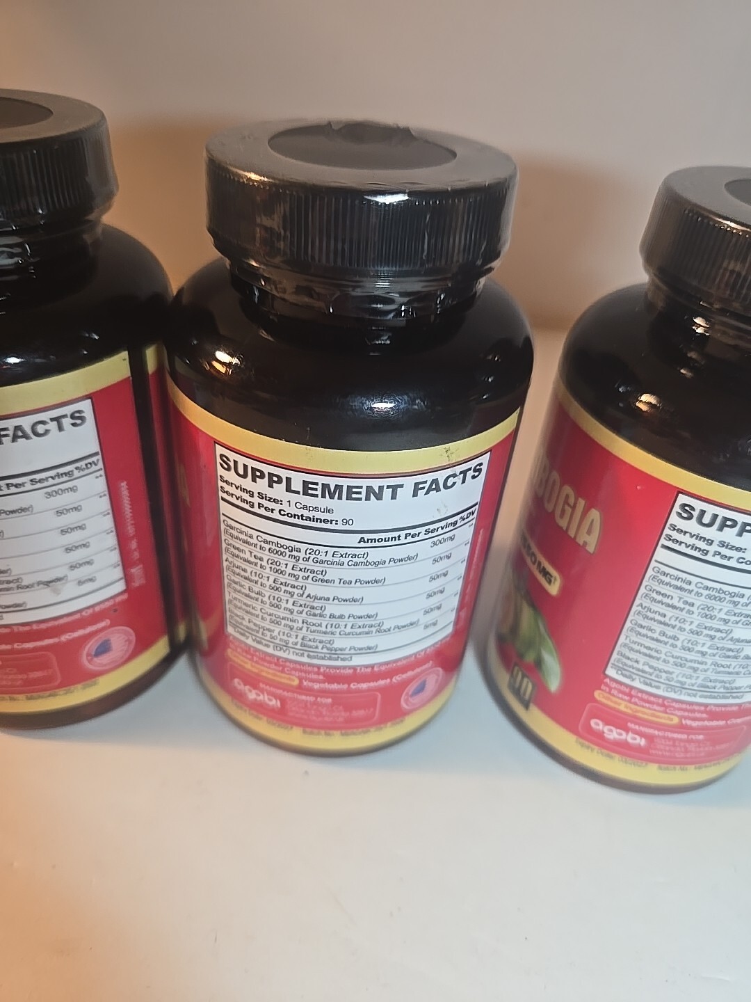 Garcinia Cambogia Caps: Extra Strength Appetite Suppressant, Fat Metab, Exp 3/27