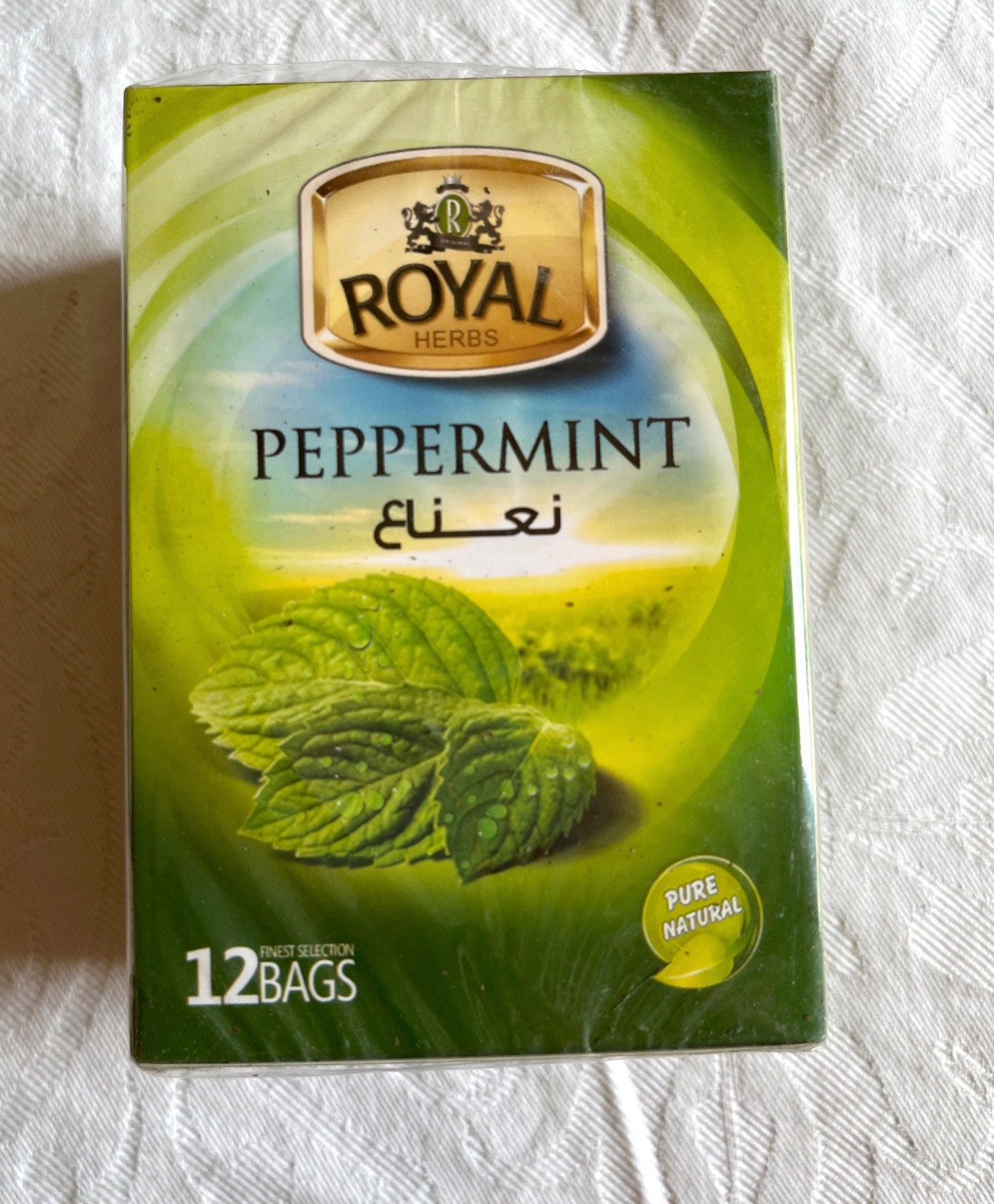 3 Packs ROYAL herbal teabags 12 ct anise 12 ct hibiscus 12 ct Mint
