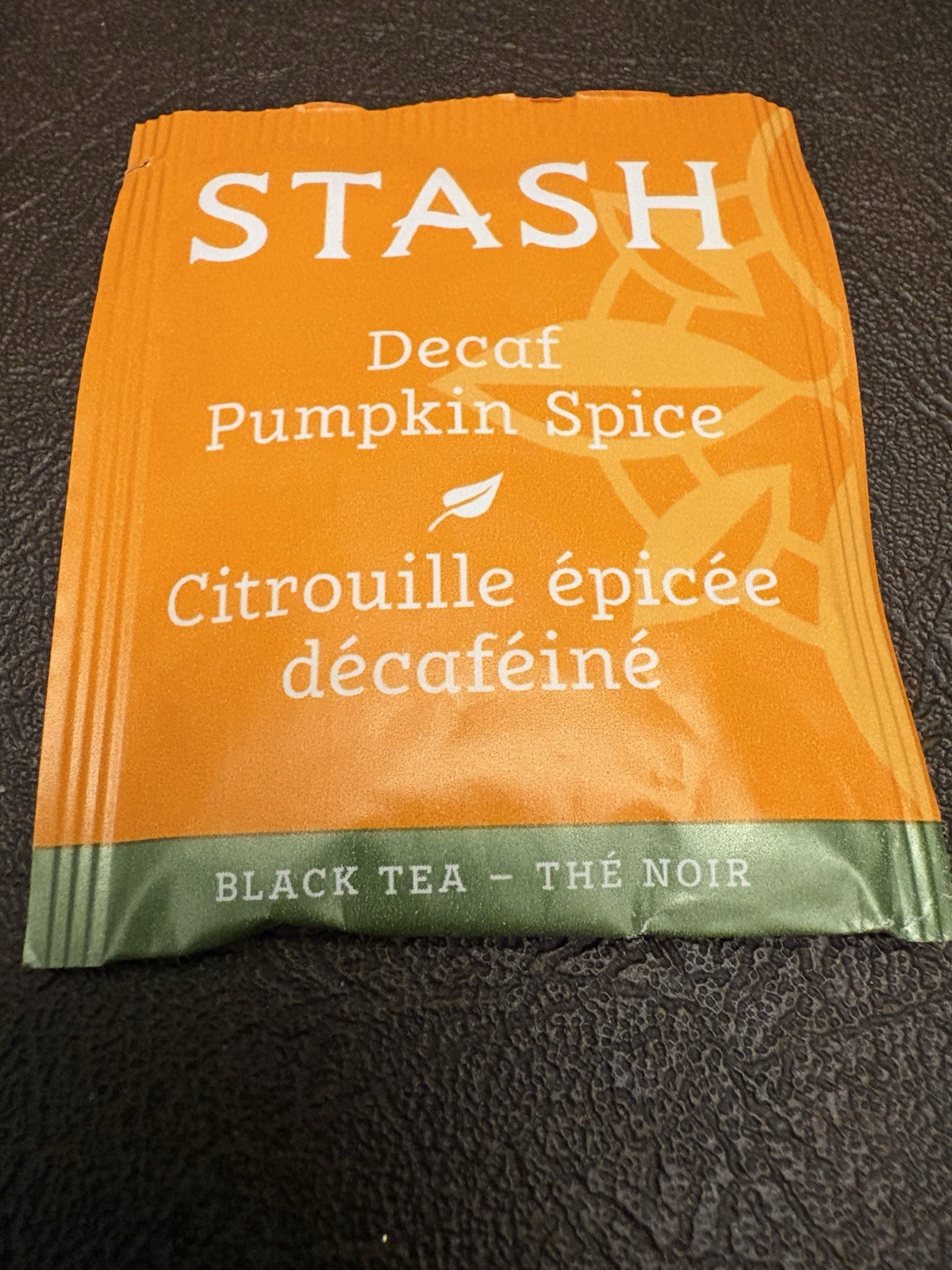 Stash Decaf Pumpkin Spice Tea 25 Tea Bags Exp 04/30/2028 New Sealed