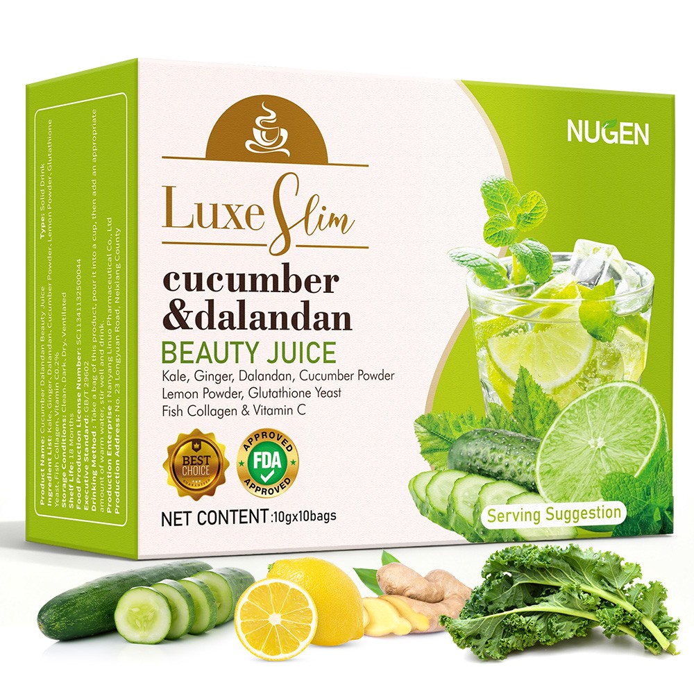 Cucumber＆Dalandan Beauty Juice,W/ Kale,Ginger,Dalandan,Cucumber Powder,Vitamin C