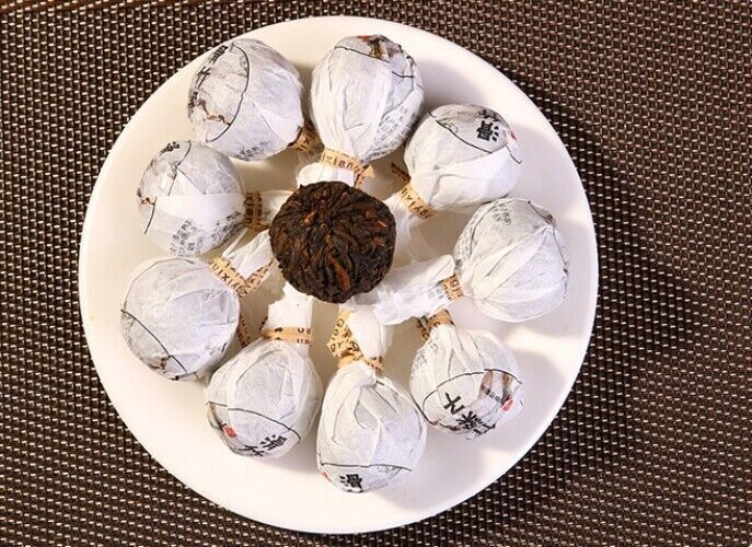 500g 2018 year small bowl-shaped compressed mass of tea leaves cooked tea date