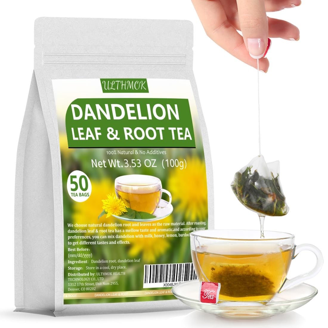 Ceylon Cinnamon Tea Bags 100% Pure Caffeine Free Natural Herbal Infusion