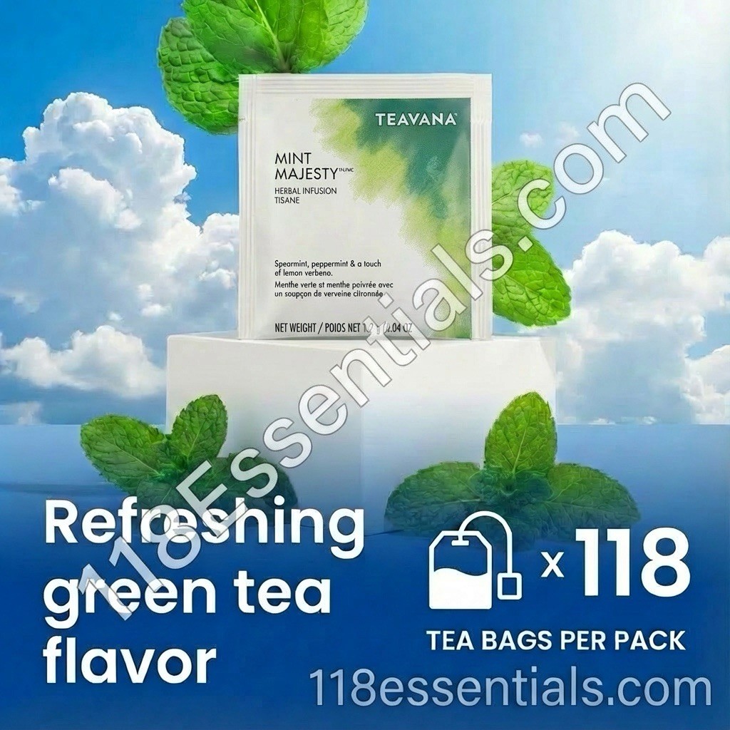 Starbucks Teavana Tea Mint Majesty , Pack Of 118 Sachets Exp 2026-2027