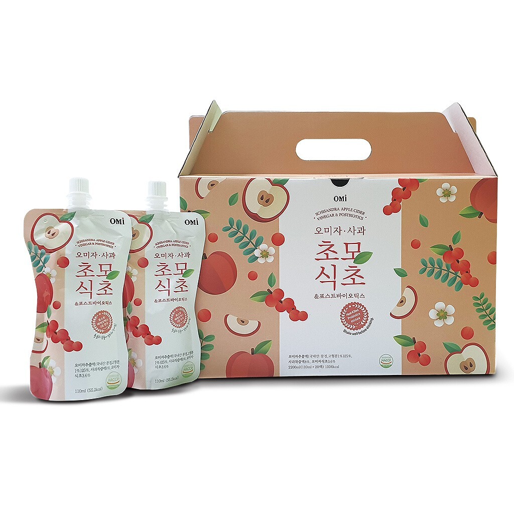 [Munkyeong Omija Valley] Omija Apple Cider Vinegar & Postbiotics 100mL x 20packs