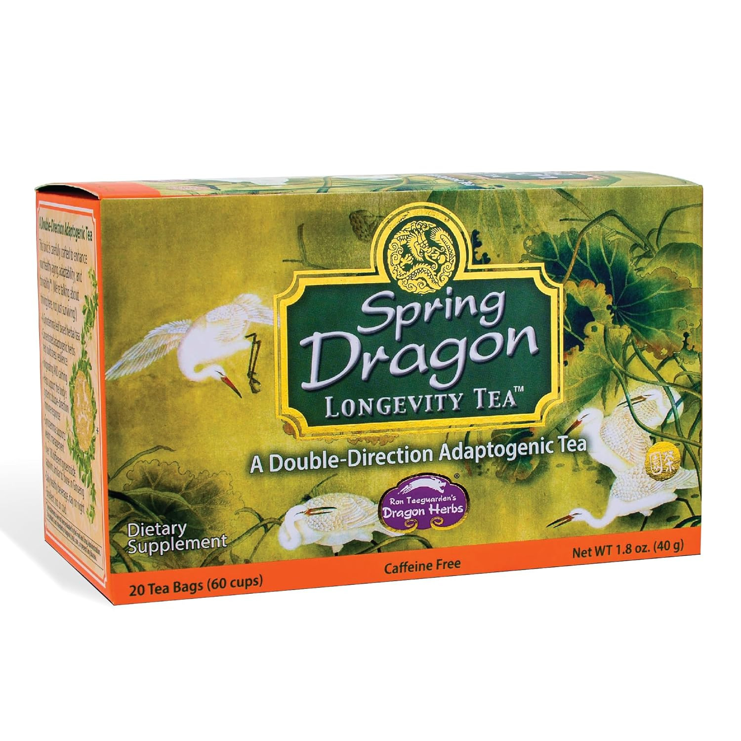 Dragon Herbs Spring Dragon Longevity Tea – Adaptogenic Gynostemma Leaf Herbal Te