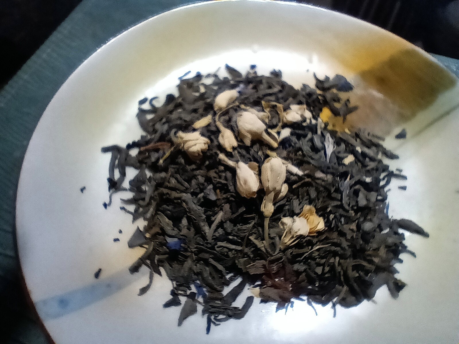 Pomegranate Jasmine Flower Loose Leaf Green Tea Aged Asian Fruity Blend Natural