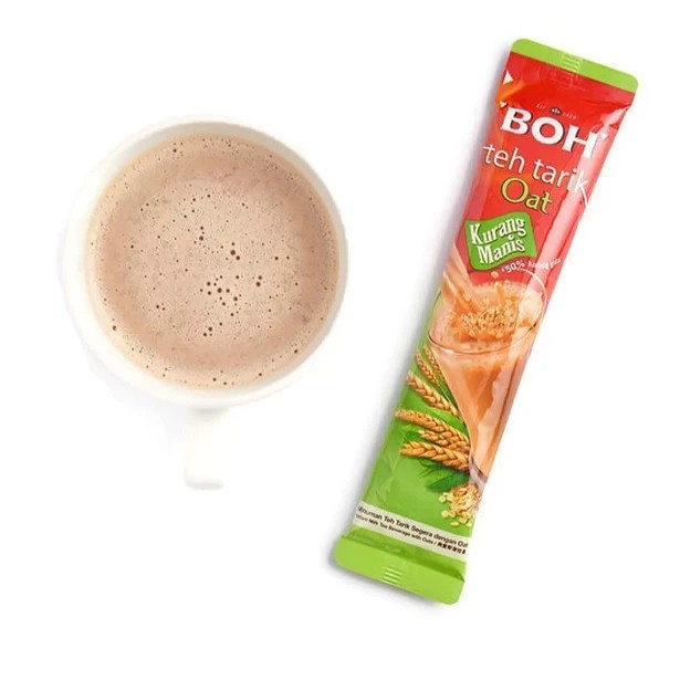 Boh Instant Tea Oats Less Sugar / Teh Tarik Oats 26g x 12s – 2 Pack (FEDEX/DHL)