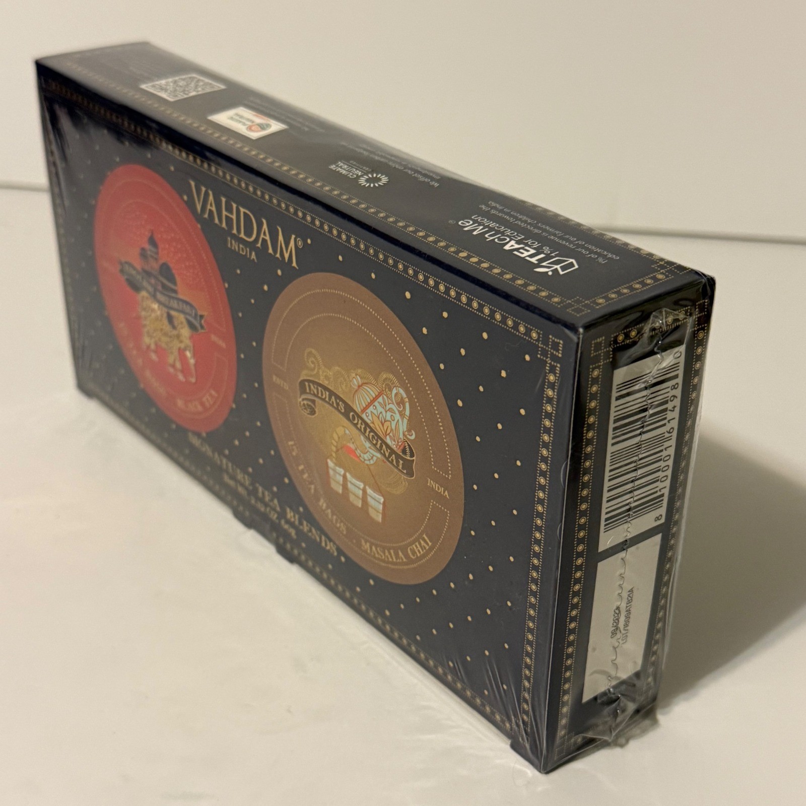 Vahdam India Signature Tea Blends English Breakfast & Masala Chai 30 Tea Bags