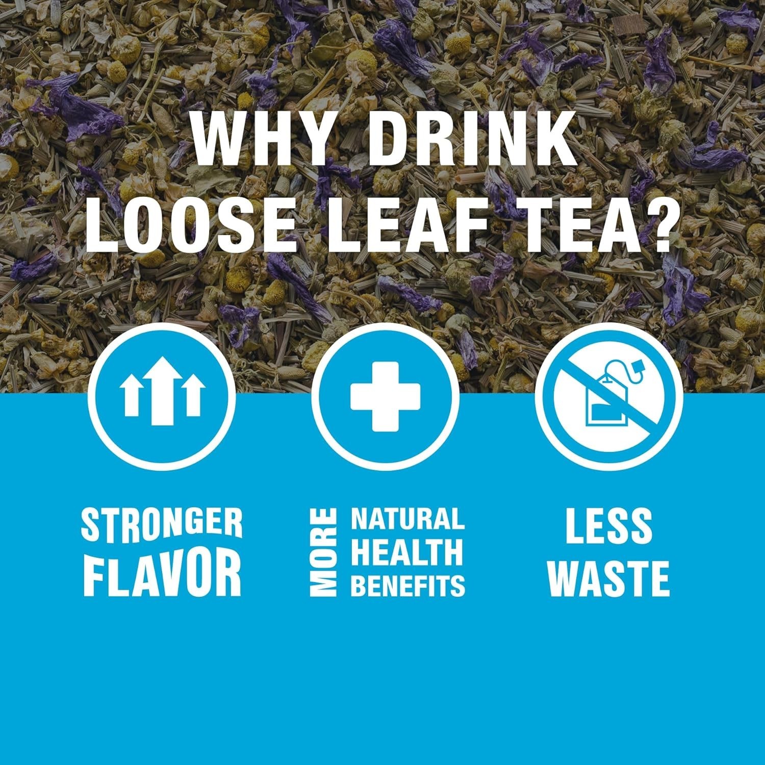 Tiesta Tea Lavender Chamomile Herbal Loose Leaf Tea 50 Cups Relaxation Blend