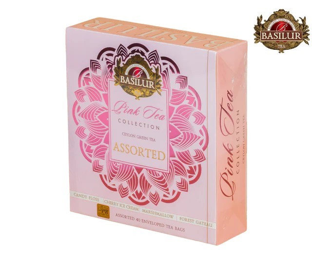 BASILUR PINK TEA COLLECTION ASST 40 COUNT