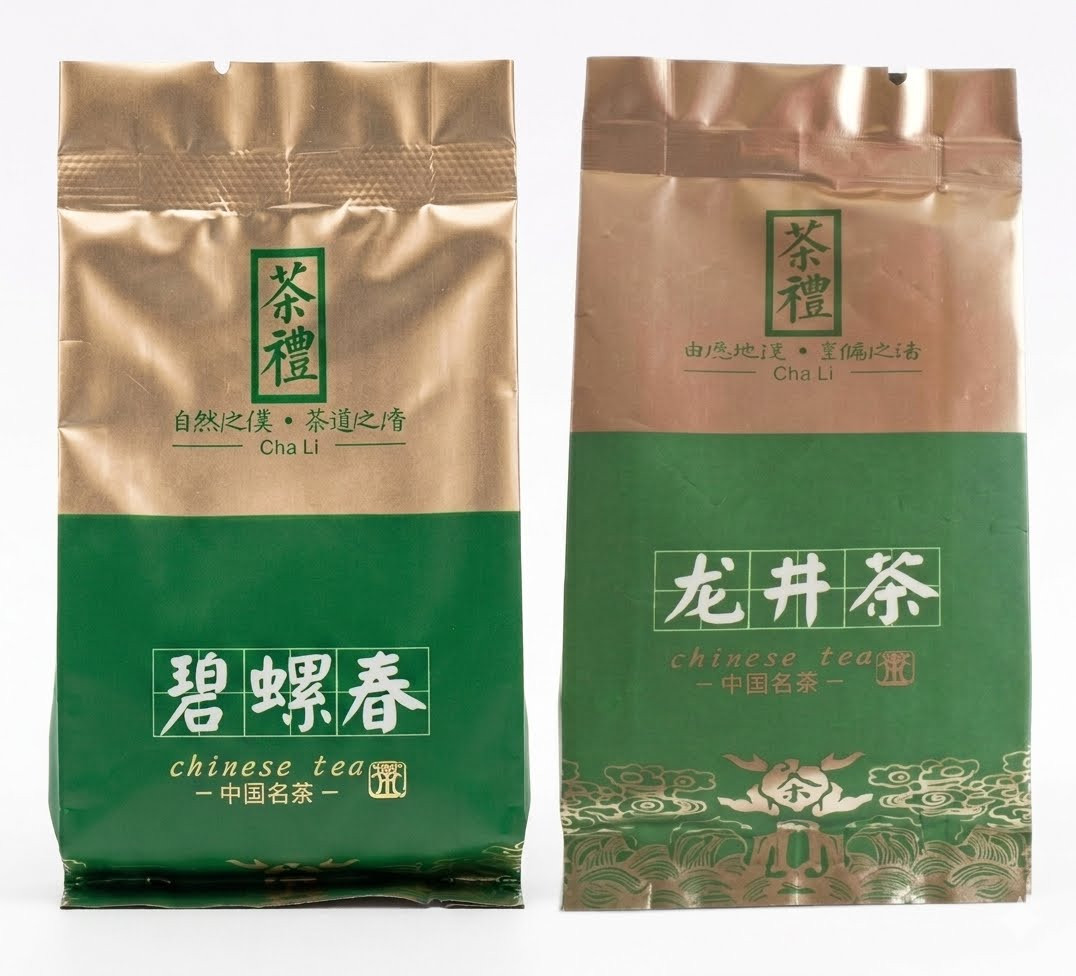 Longjing and Biluochun Loose Leaf Green Tea ( 12 packs)