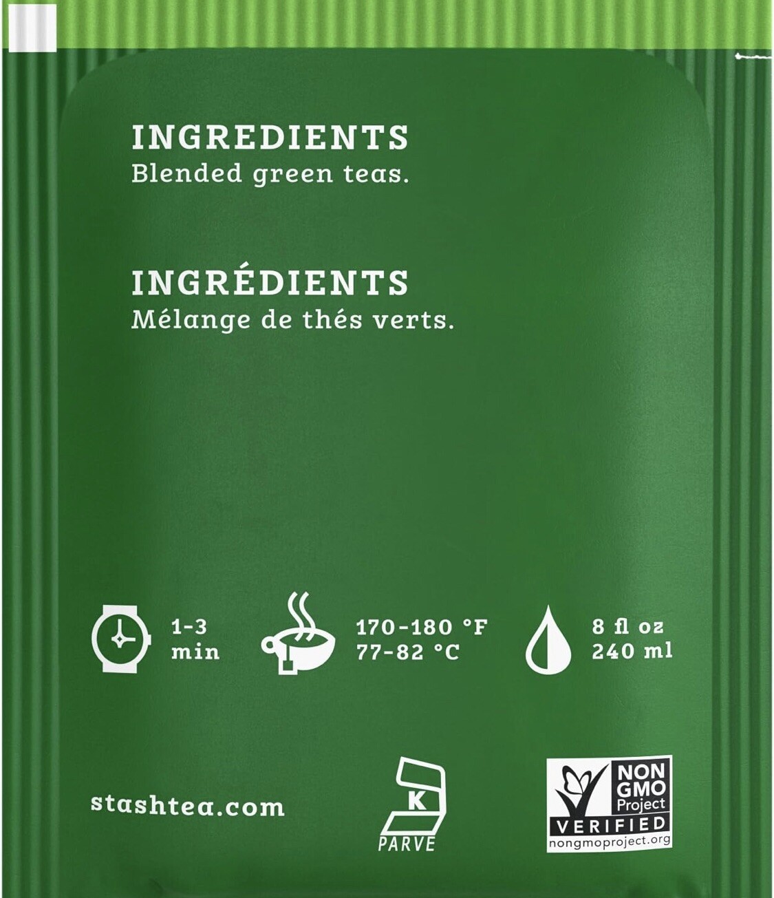 2 Box Stash Premium Green Tea. 60 Tea Bags. Blended Green Tea.