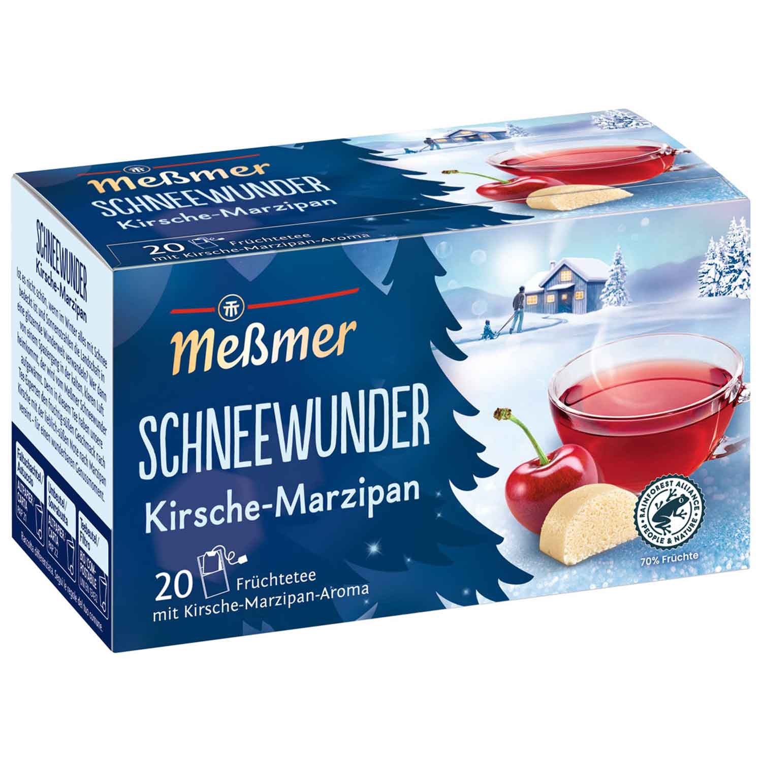 MESSMER tea CHERRY MARZIPAN -20 tea bags- DAMAGED- FREE SHIPPING