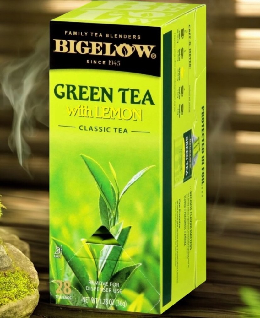 Bigelow Green Tea with Lemon Natural Flavors Rich in Antioxidants 28-Count