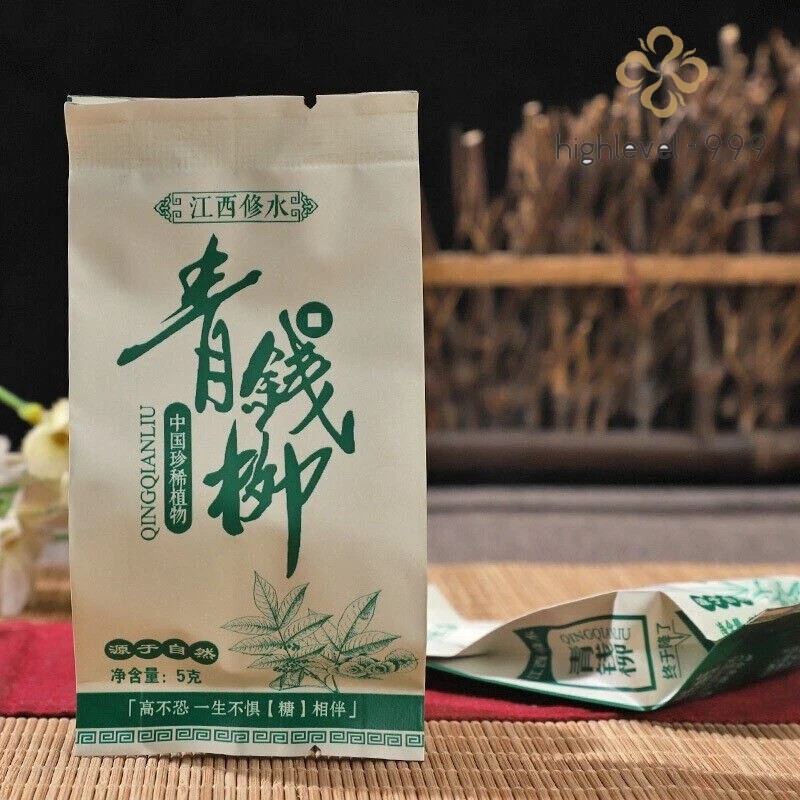 Qing Qian Liu Cha Health tea Fall blood sugar tea herbal tea 青钱柳茶野生降三血糖血脂养生茶125g