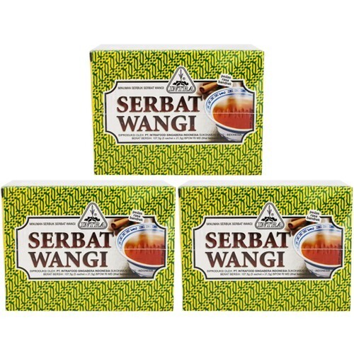 Intrafood Indonesia Ginger Spice Tea Serbat Wangi (21.5g x 5sachets) Box of 3
