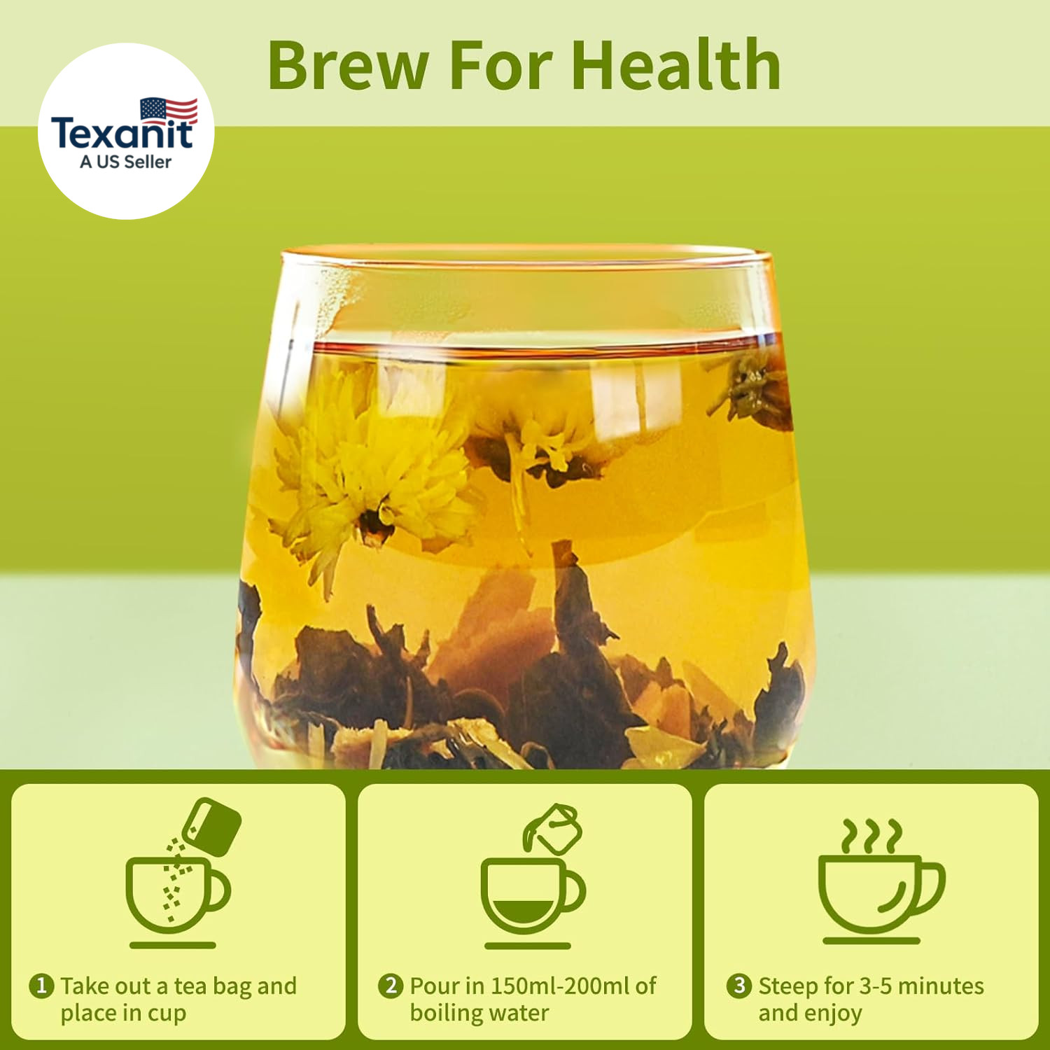 Dandelion Wolfberry Tea, Natural Kidneys & Liver Health Dandelion Root Tea with