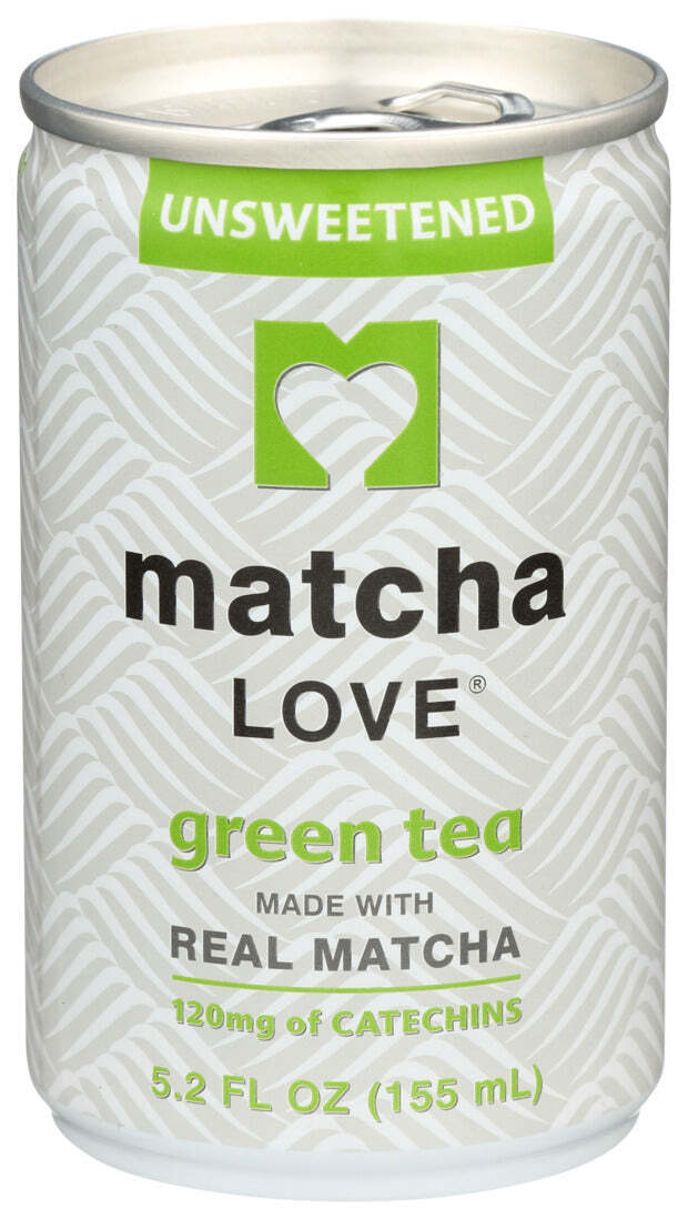 Matcha Love Green Tea Unsweetened Made with Real Matcha Can 5.2 Fl Oz