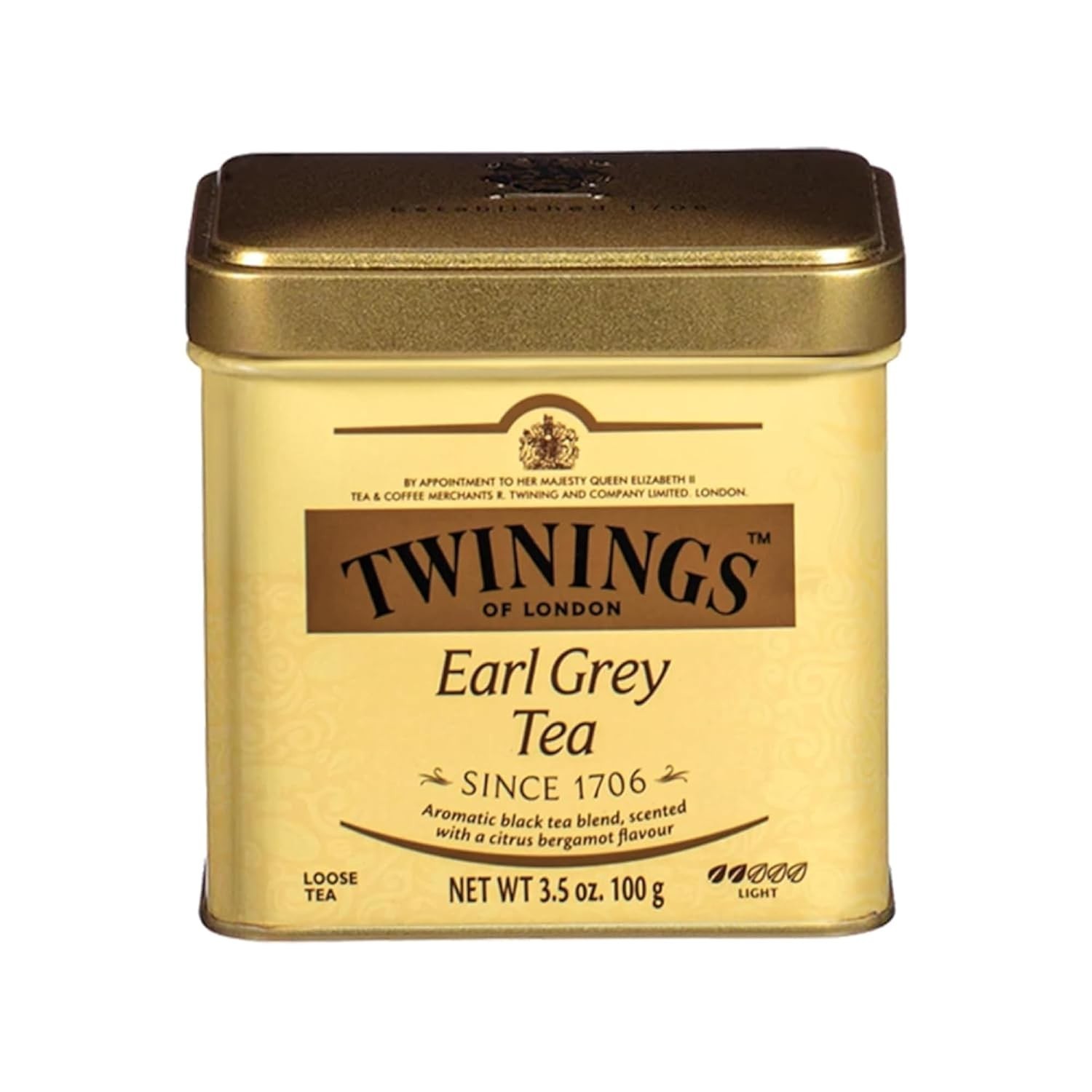 3.53 Ounce Earl Grey Tea – Flavored Black Tea Tin, Perfect for Relaxing Moments